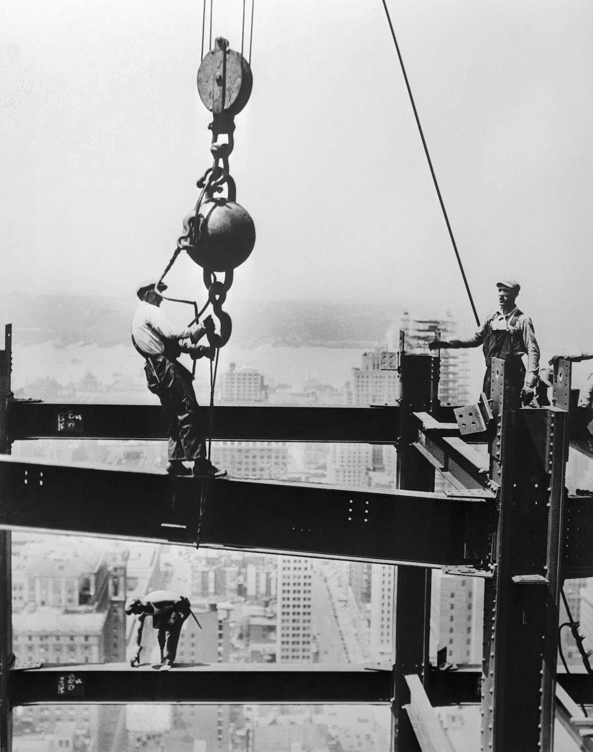 Empire State Building under, 1930.