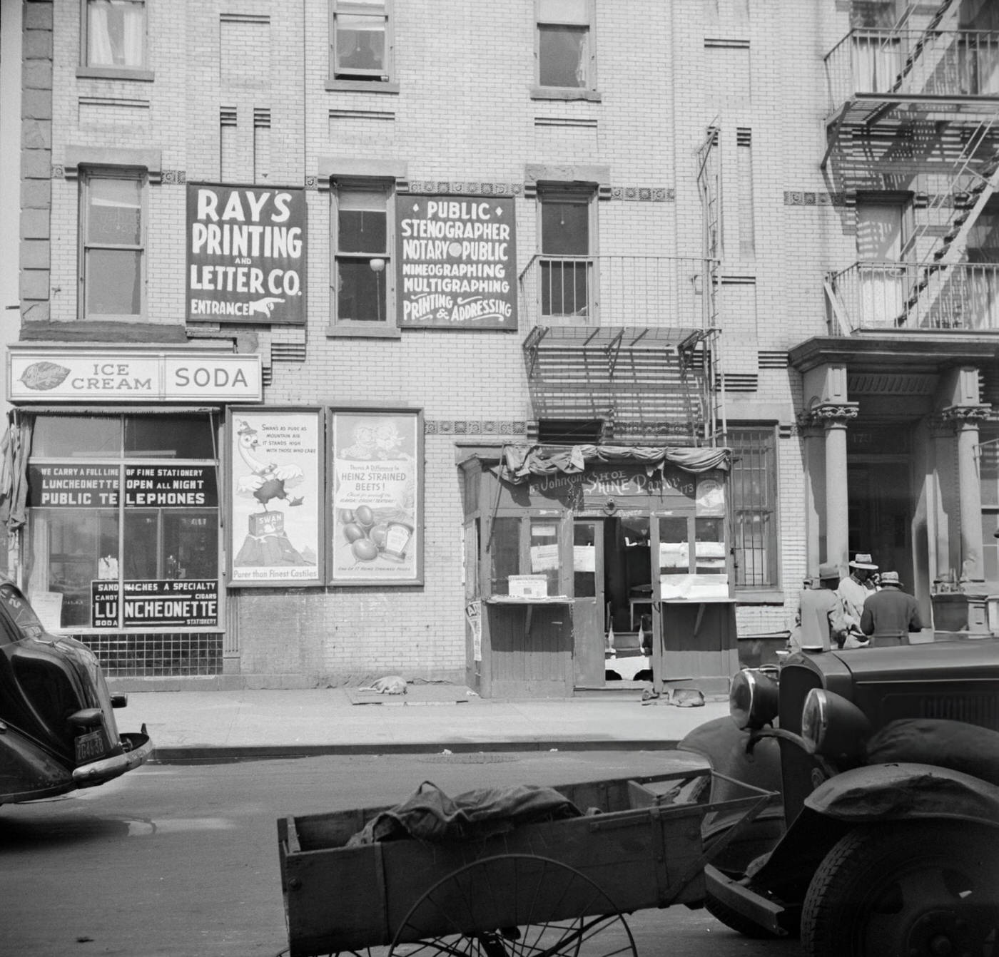 Scene in Harlem area.