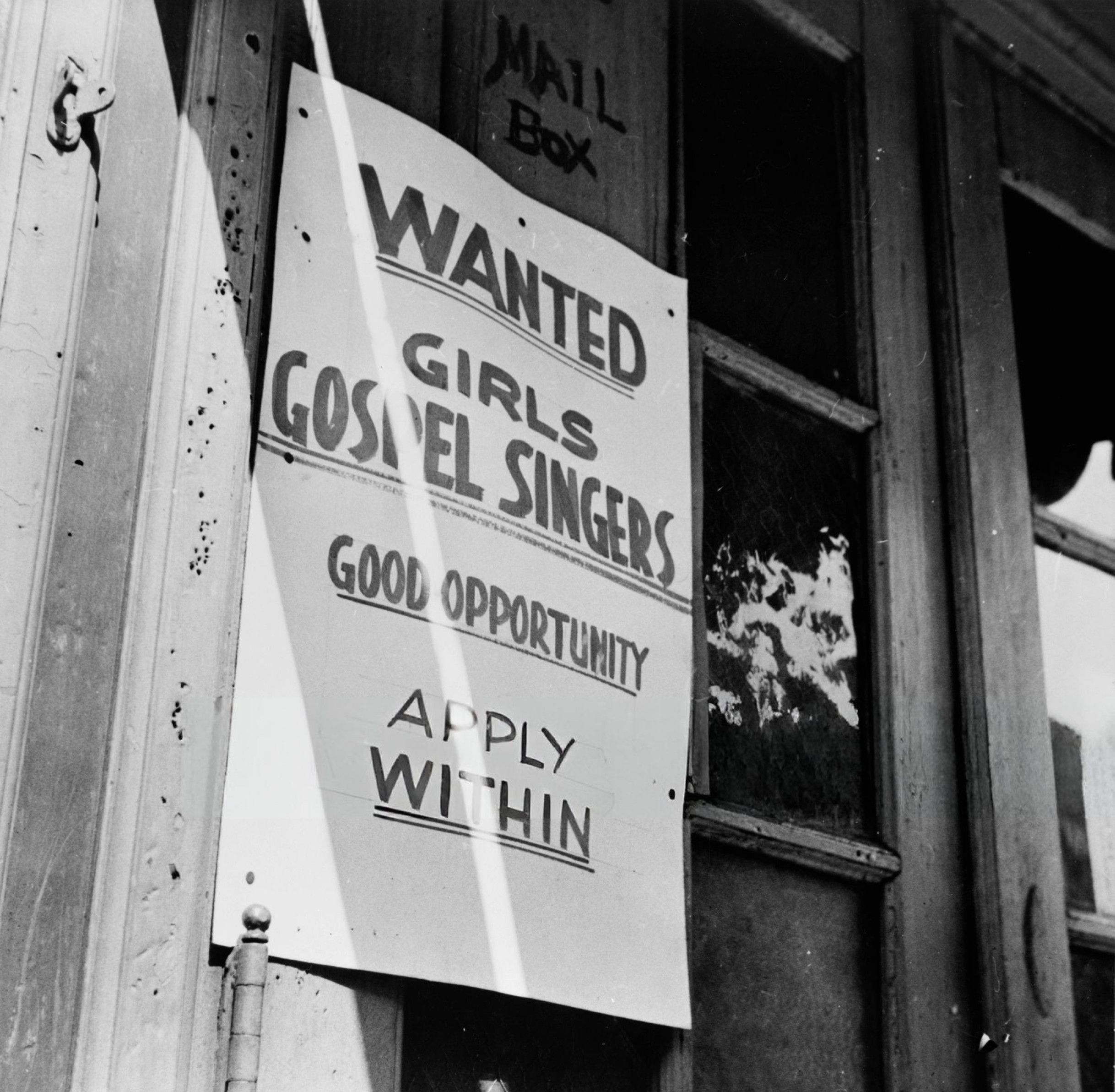 A sign in the Harlem section.