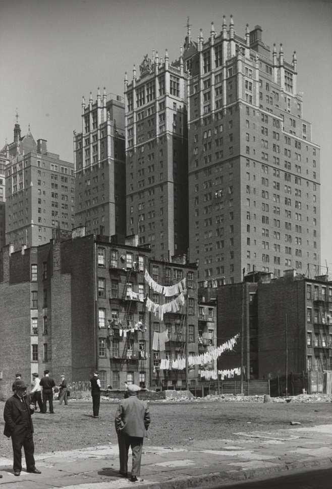 Tudor City from 39th Street, 1930s.