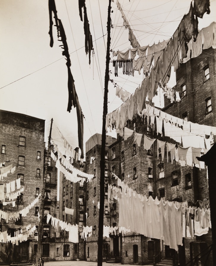 Court of the First Model Tenements in New York City, 1936.