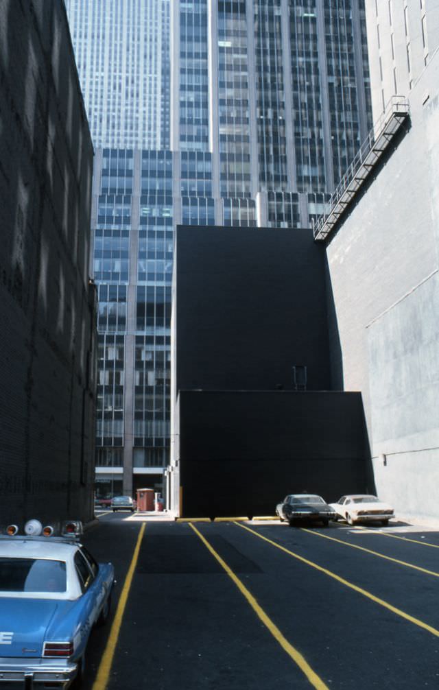 New York architectures, Manhattan, 1978.