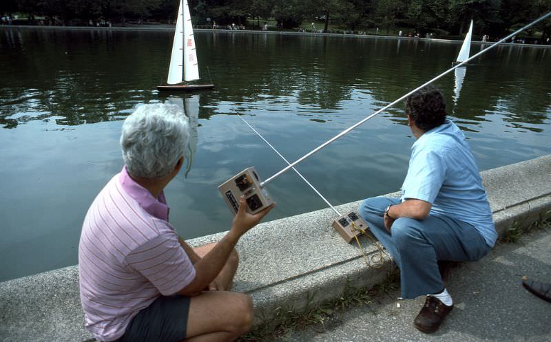 Hobbies, Central Park, Manhattan, 1978.