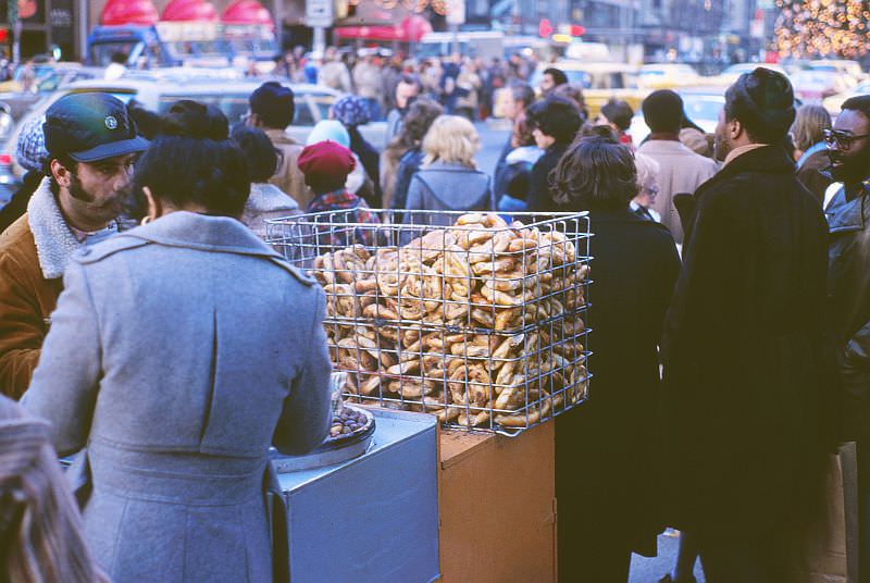 Pretzel vendor.