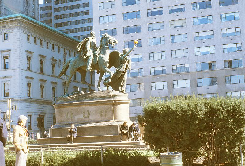 General Sherman Statue at Grand Army Plaza, Central Park.