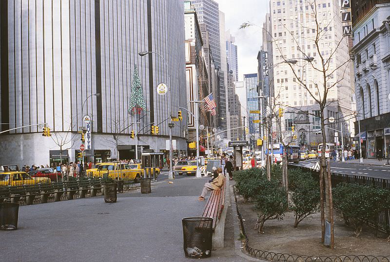 Greeley Square at West 33rd Street, 1979.