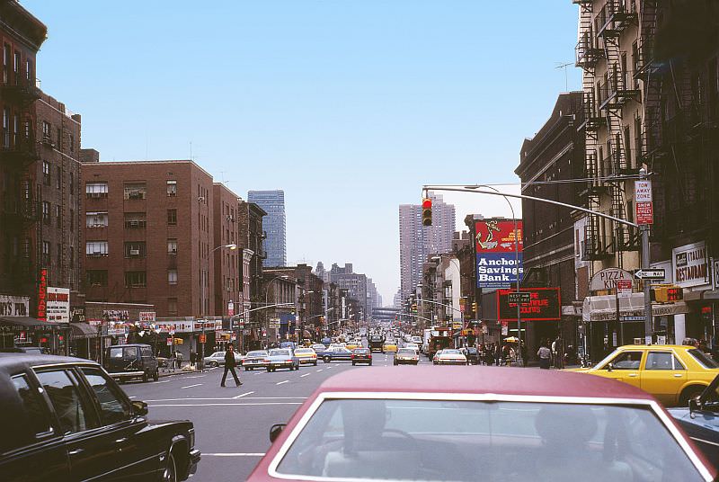 9th Avenue and West 55th Street, looking south.