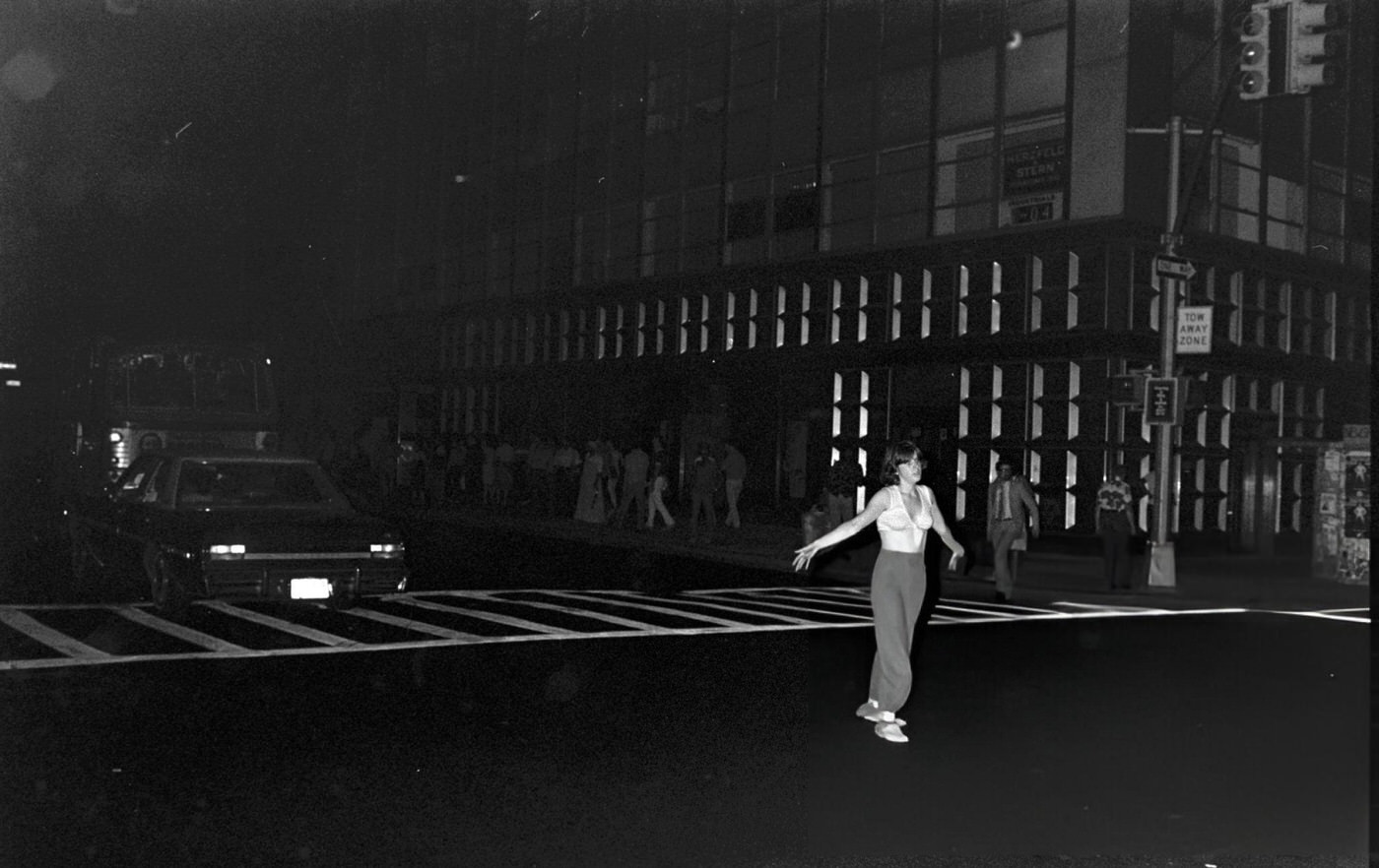 Scenes from the New York City Blackout, 1977.