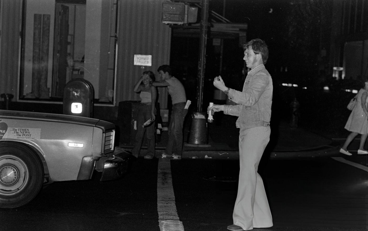 Scenes from the New York City Blackout, 1977.