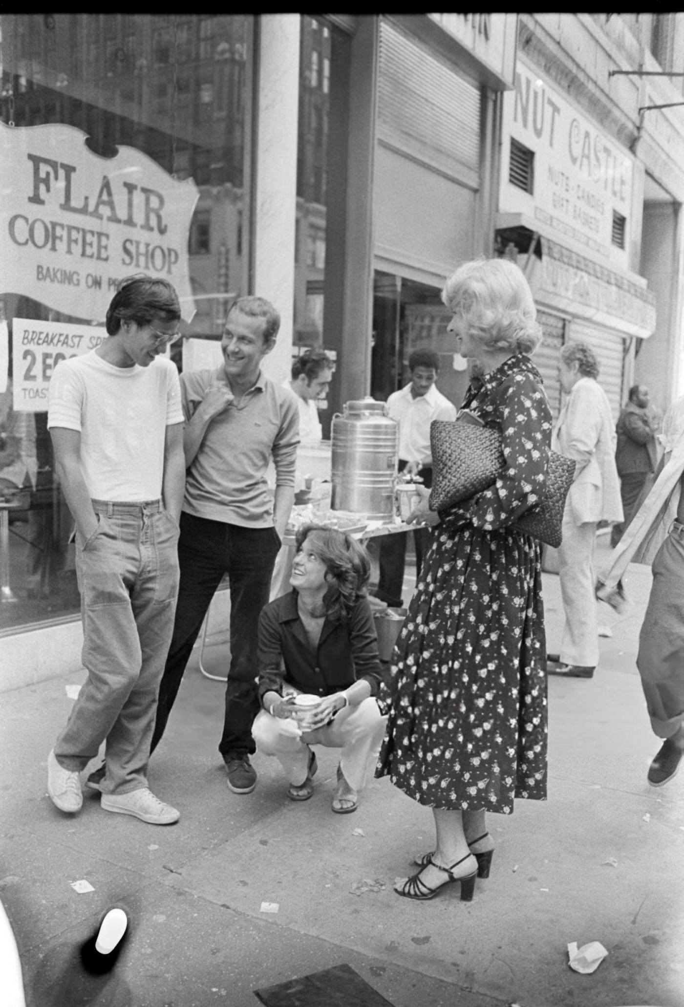 Scenes from the New York City Blackout, 1977.
