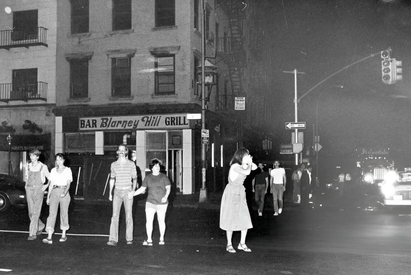 34th Street in New York City during the power outage that caused the 1977 blackout.