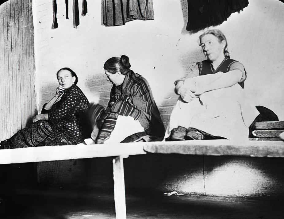 Police Station Lodger, W. 30th Street Station, circa 1890.