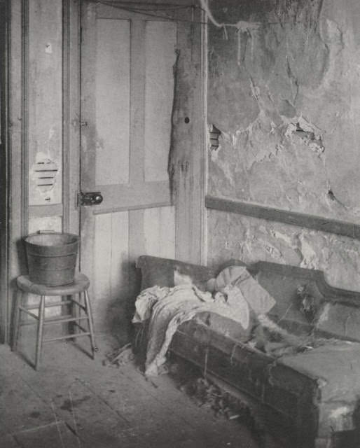 A Flat in the Pauper's Barracks with All Its Furniture.