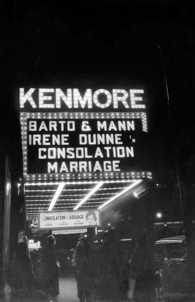 Kenmore Theatre, Brooklyn, 1931.