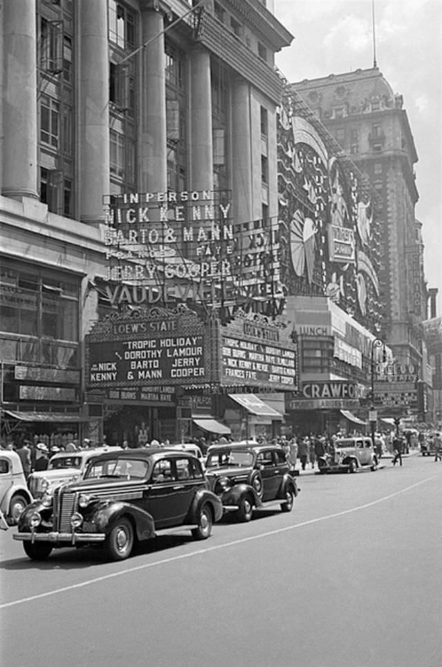 Loew's State Theatre, 1938.