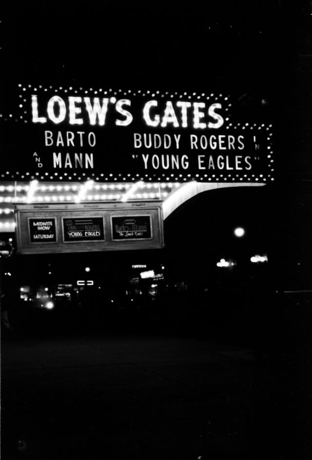 Loew's Gates Theatre, Brooklyn, 1930.