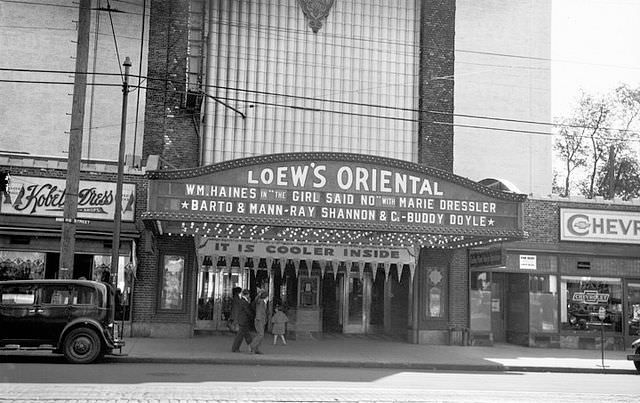 Loew's Oriental Theatre, Brooklyn, 1930.