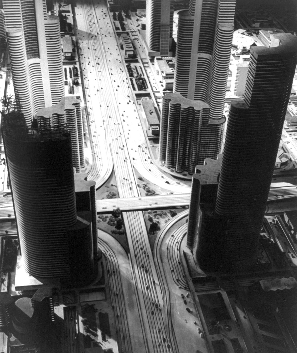 Futurama, the model city of 1960, at the General Motors Exhibit at the New York World's Fair, 1939.