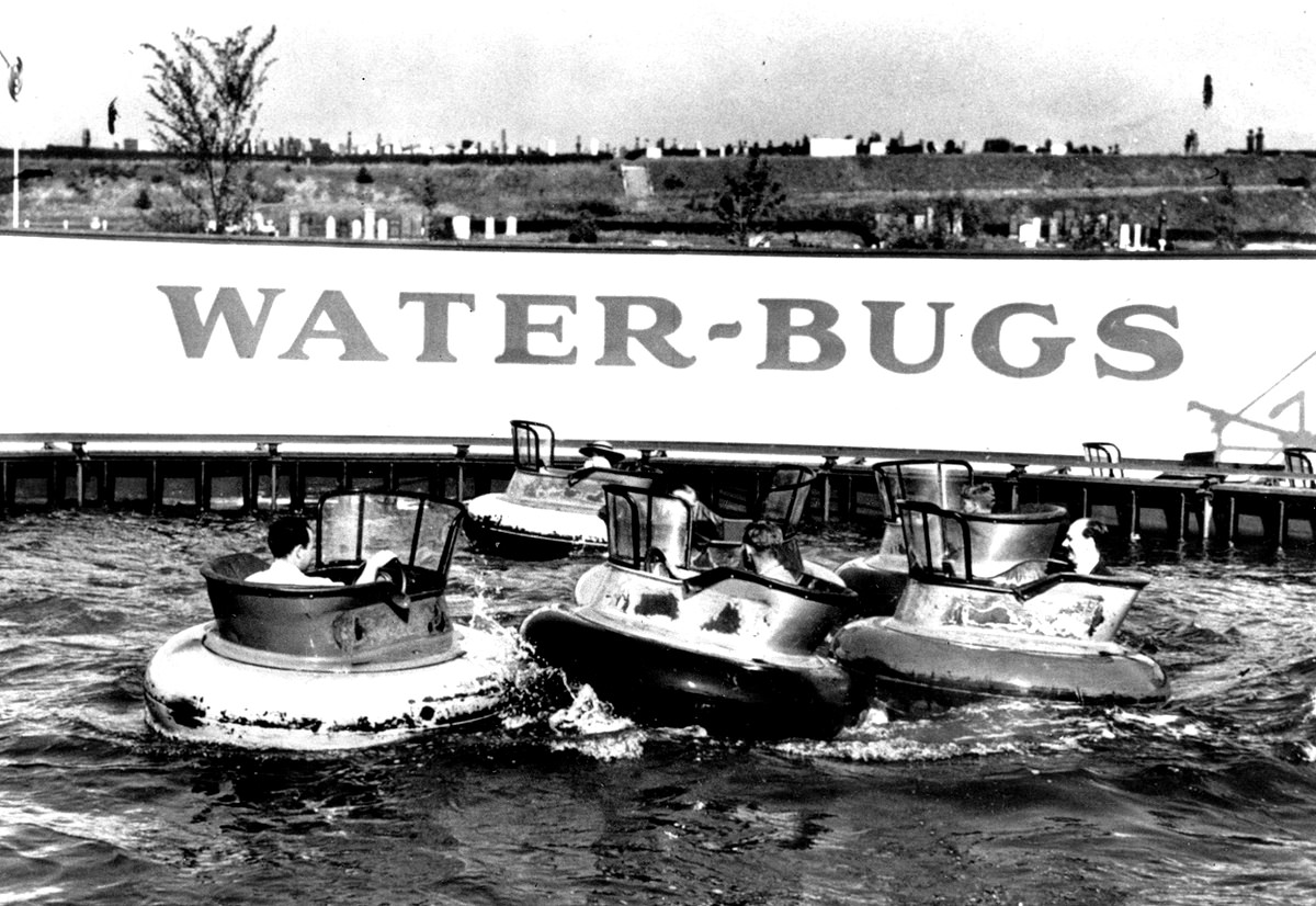 A Fun Zone ride at New York's World Fair, 1939.