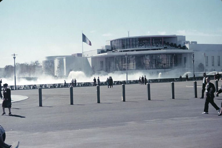 French Pavilion on the Court of Peace, 1939 New York World's Fair.