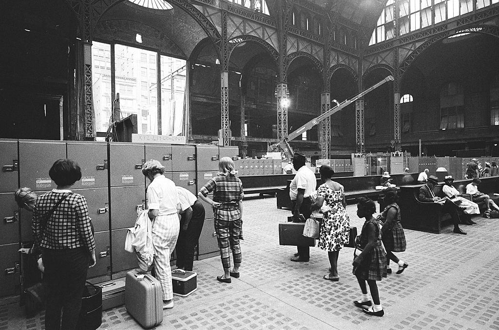 Penn Station demolition, 1965.