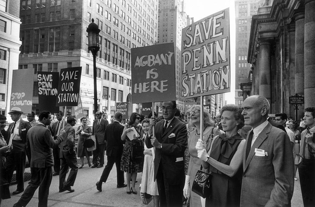 Penn Station Protests, 1963.