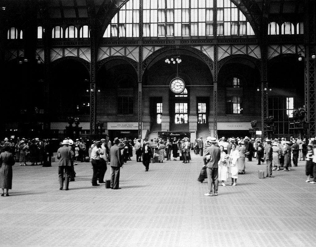 Penn Station, New York, 1930s.