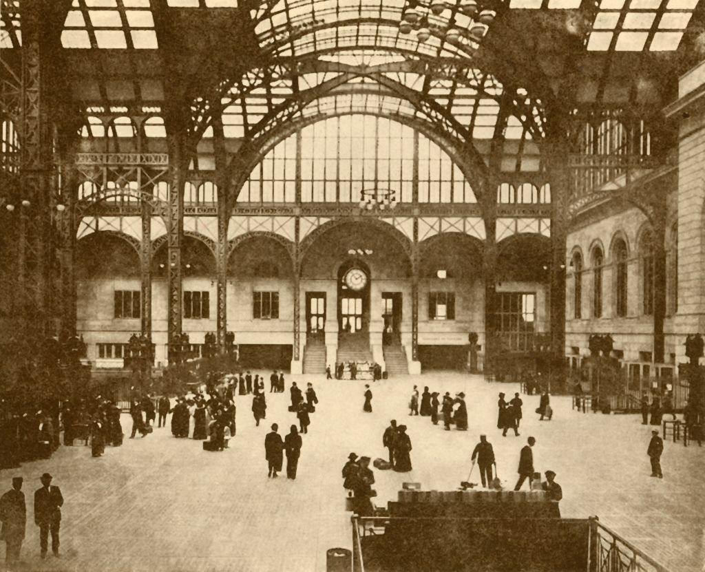 Central Hall, Pennsylvania Station, New York, 1930.