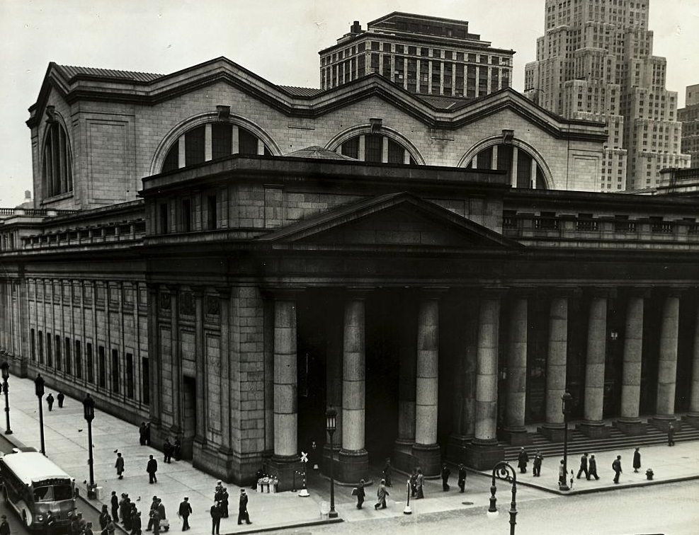 Pennsylvania Station in New York City, 1910s.