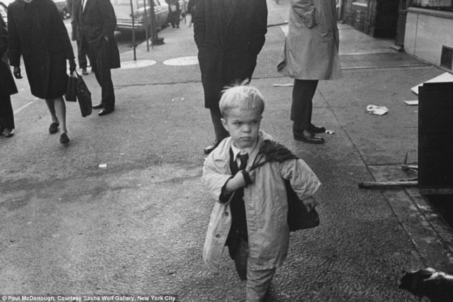 Children with Bookbag, NYC, 1968