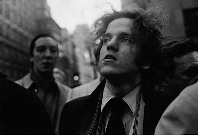 Portrait of Man Looking Up, NYC, 1968