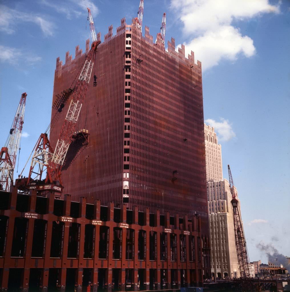 One World Trade Center Construction, 1969.