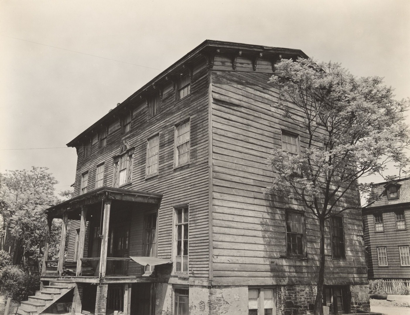 Stevens house, Vernon Boulevard and 30th Road, Astoria, 1937