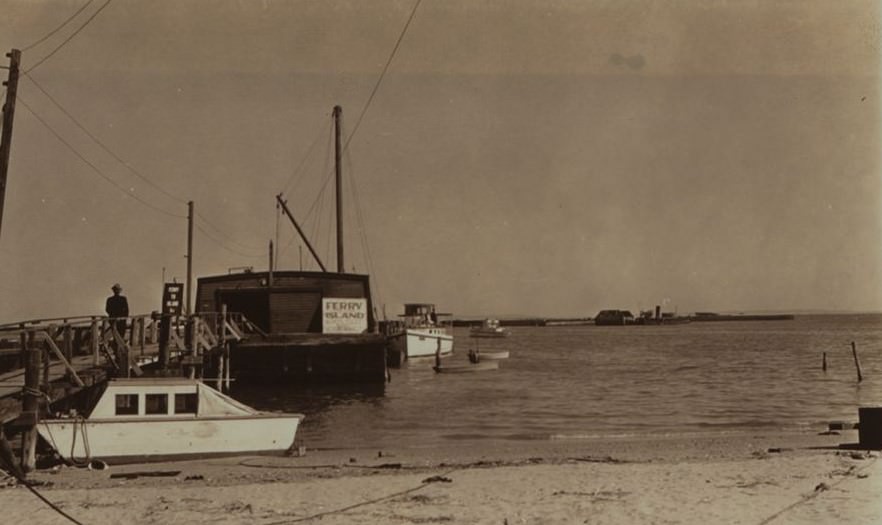 Crooke's Point Ferry, Staten Island, 1937.