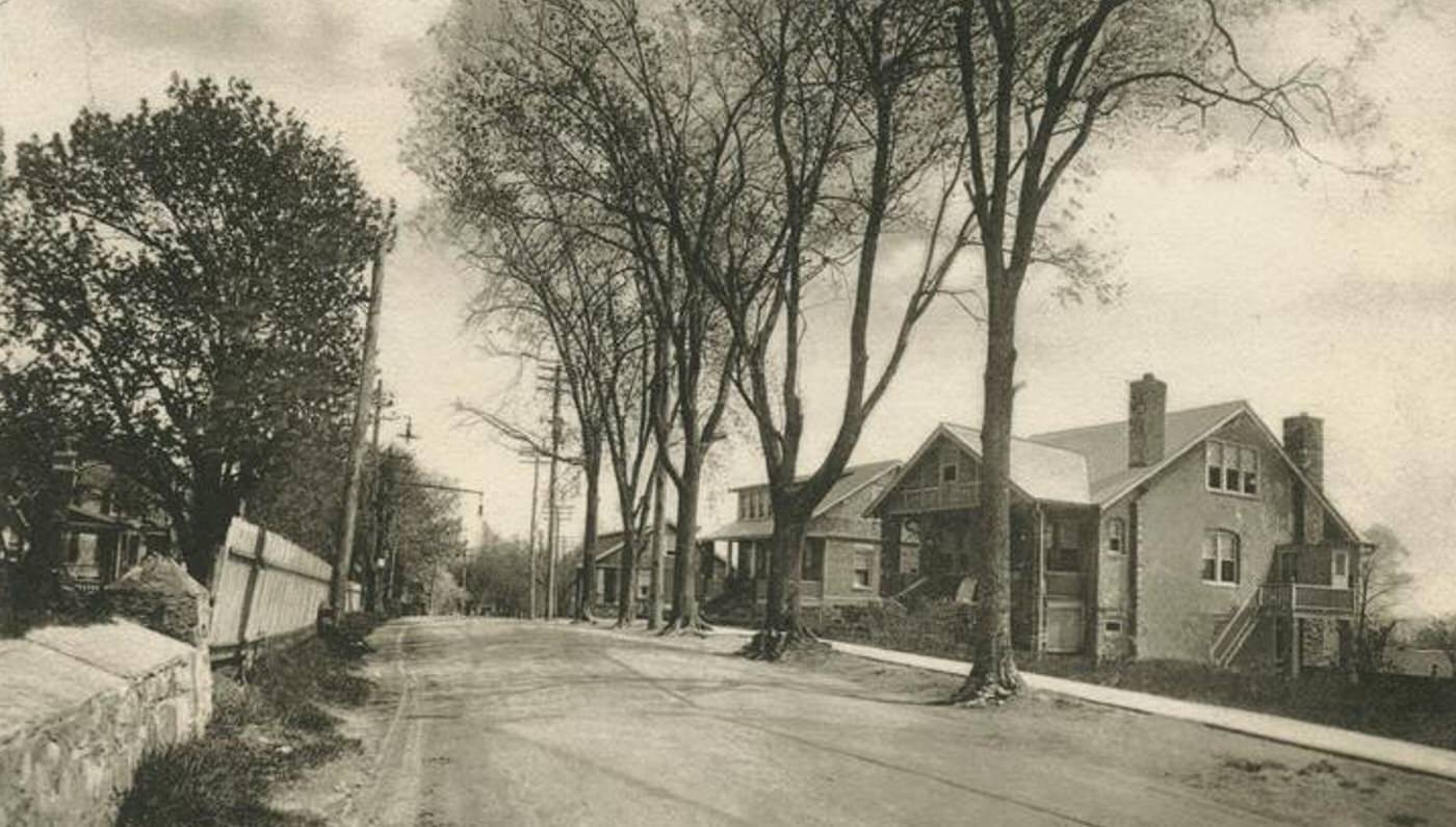 Houses along Amboy Road showing Walter's Bungalows, Great Kills, S.I.