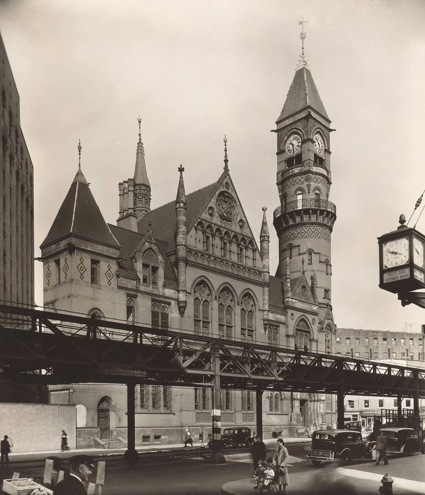 Jefferson Market Court, Southwest Corner Of Sixth Avenue And West 10Th Street, 1935.