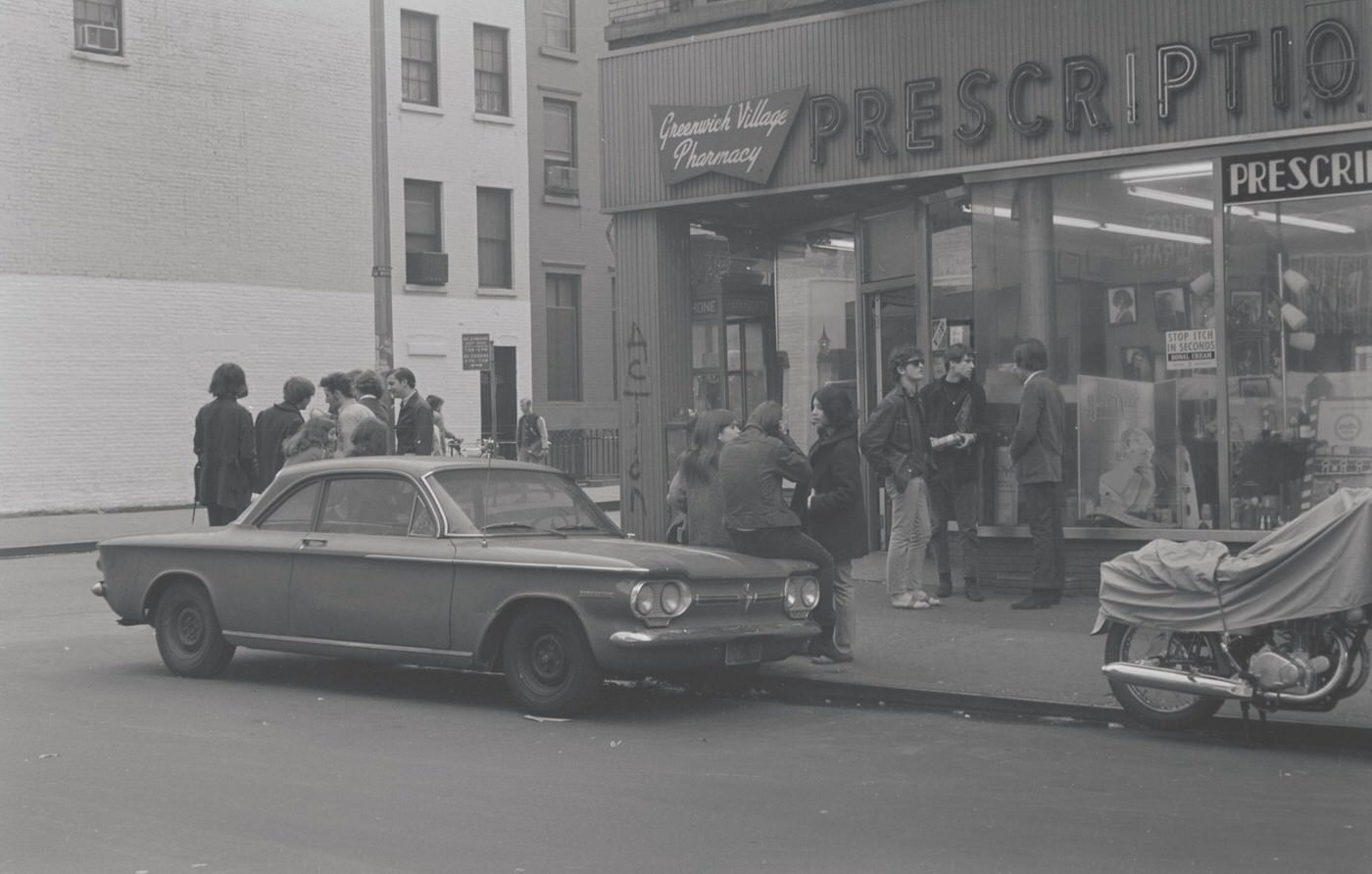 Greenwich Village Pharmacy, New York, 1940S.