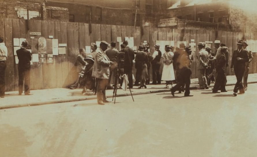 Peddlers Selling Tin-Types, 1933.