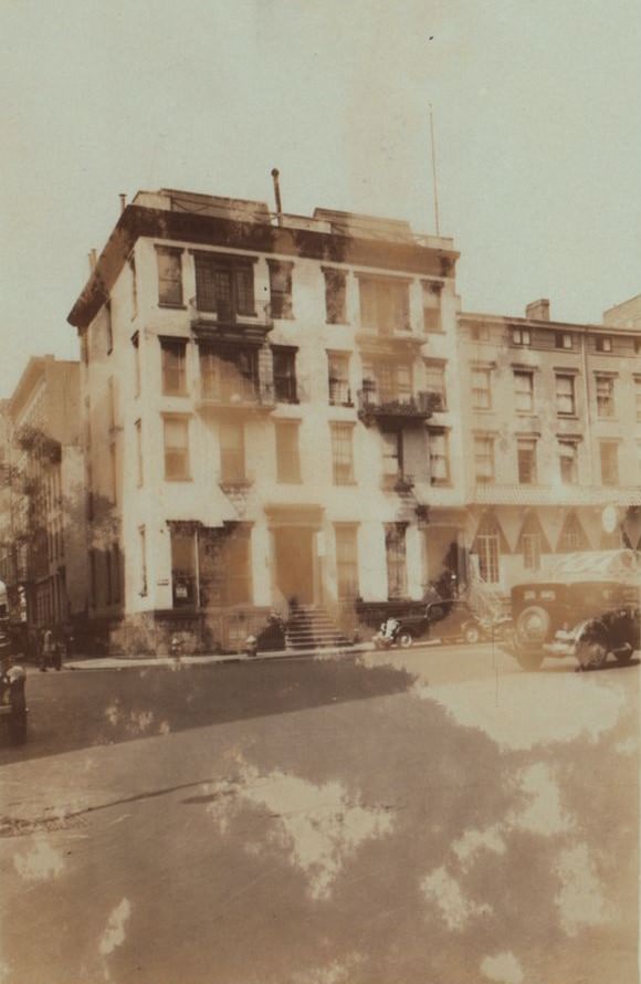 Sheridan Square And Barrow Street, 1933.