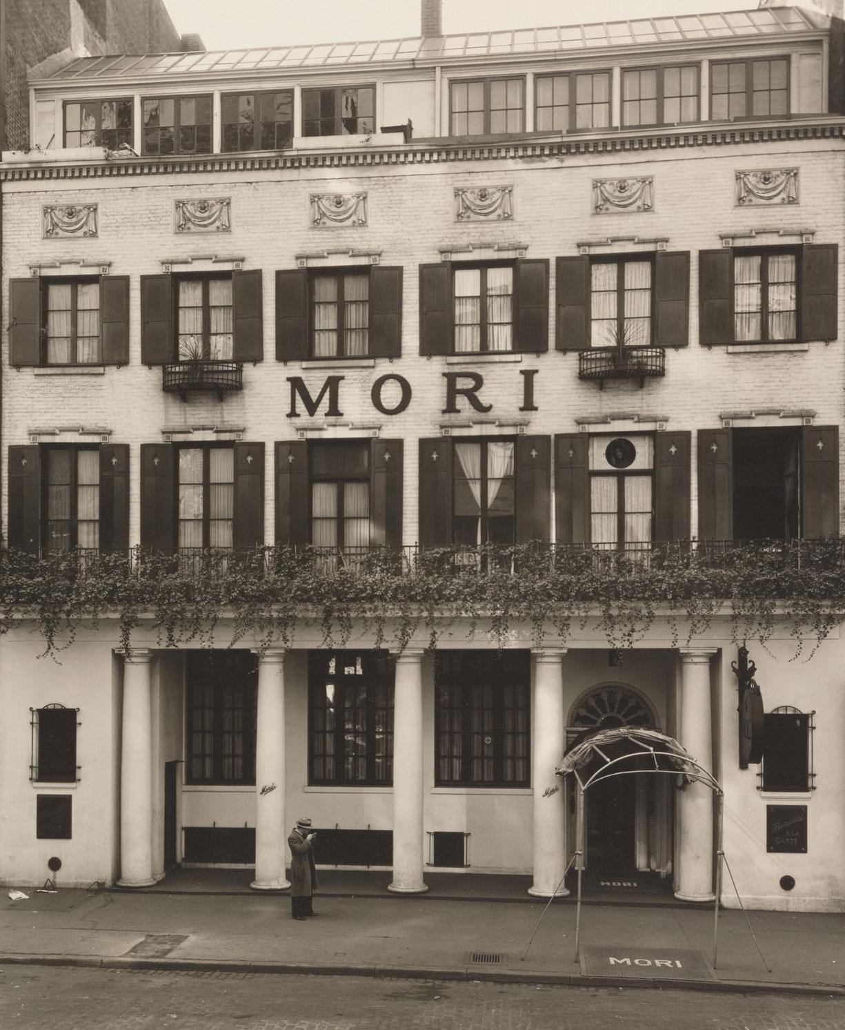 Mori'S Restaurant, 144 Bleecker Street, 1935.