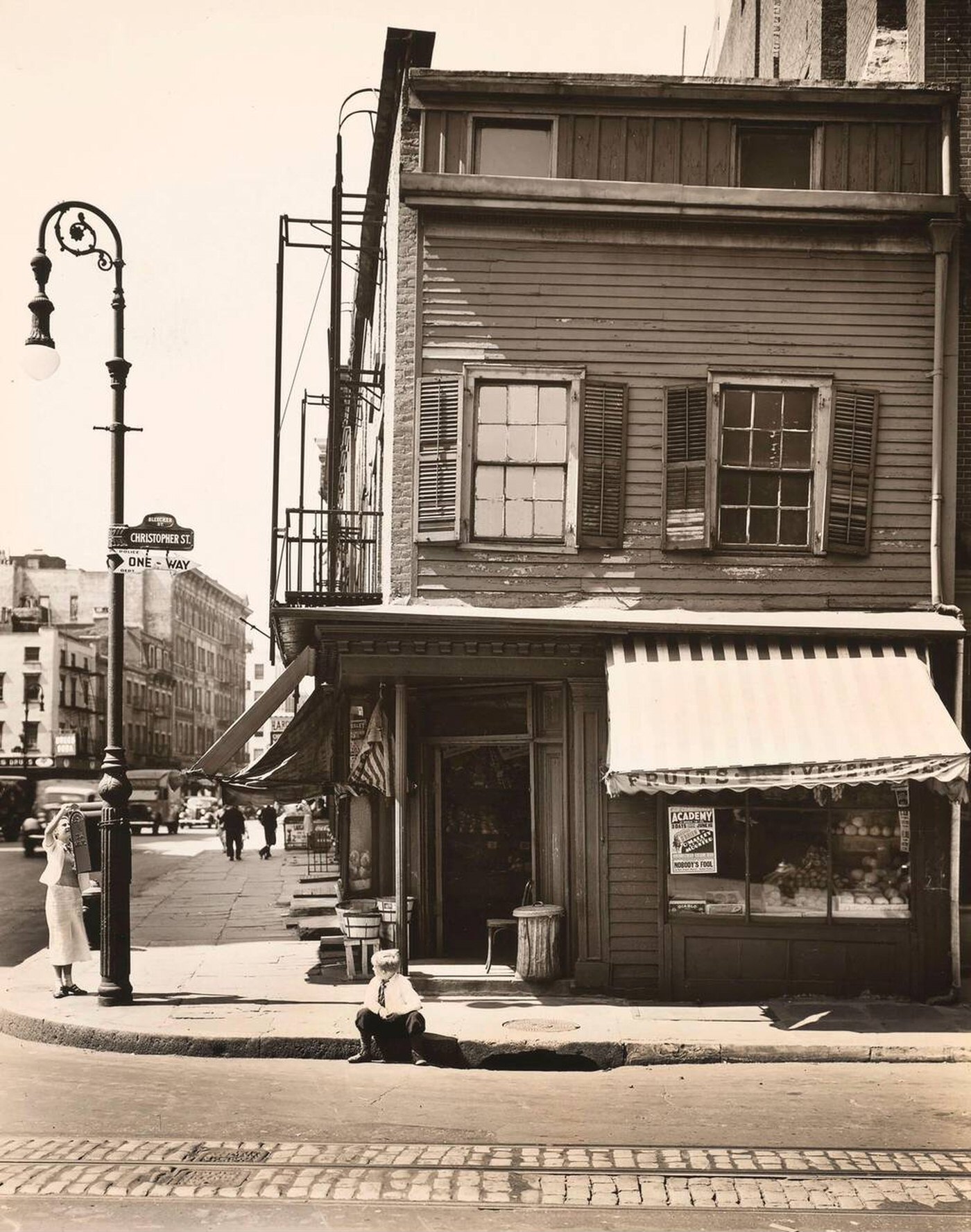 Christopher And Bleecker Streets, 1938.