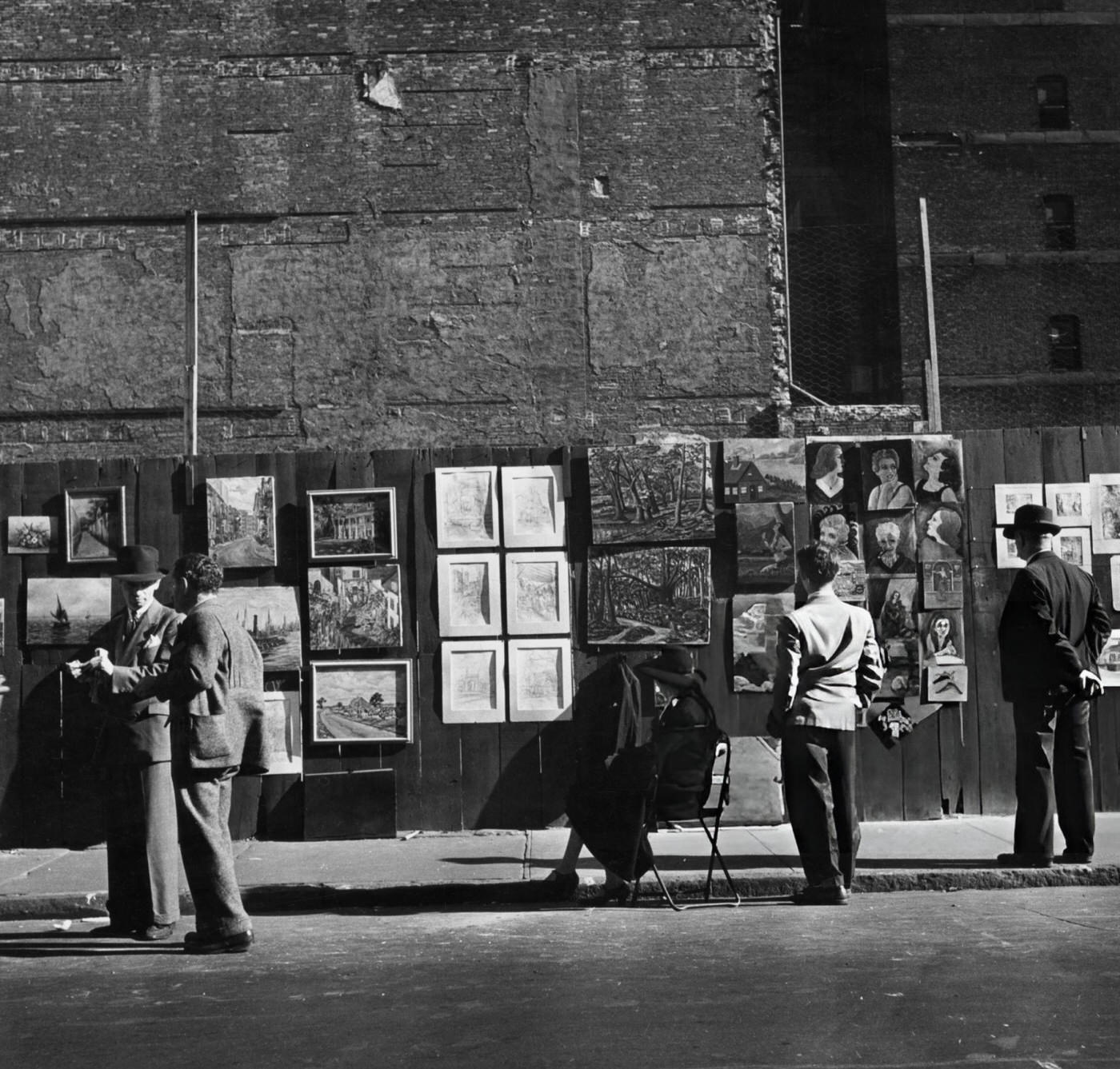 Washington Square Art Show, Greenwich Village, Circa 1935.