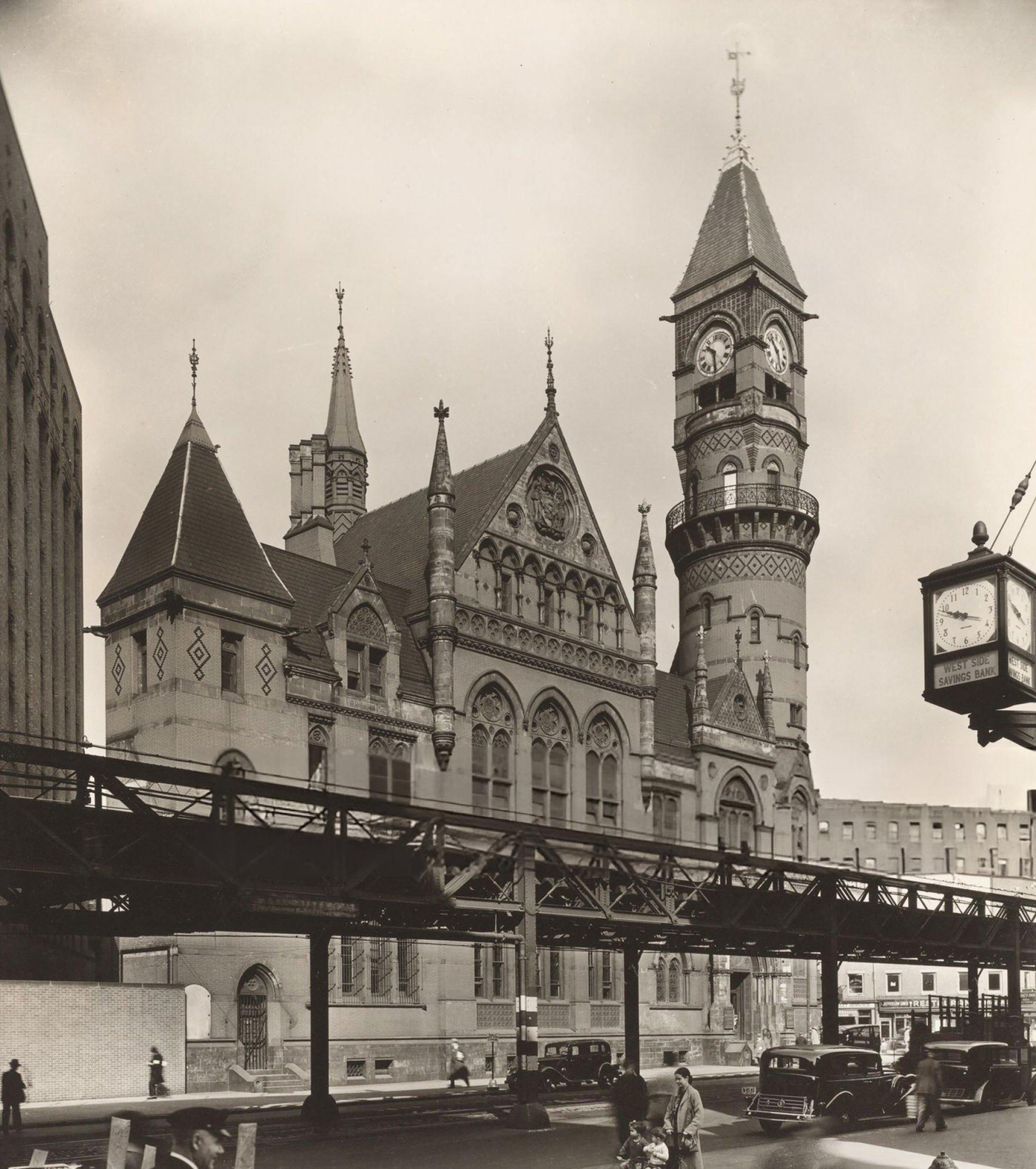 Jefferson Market Court, Southwest Corner Of Sixth Avenue And West 10Th Street, 1935.