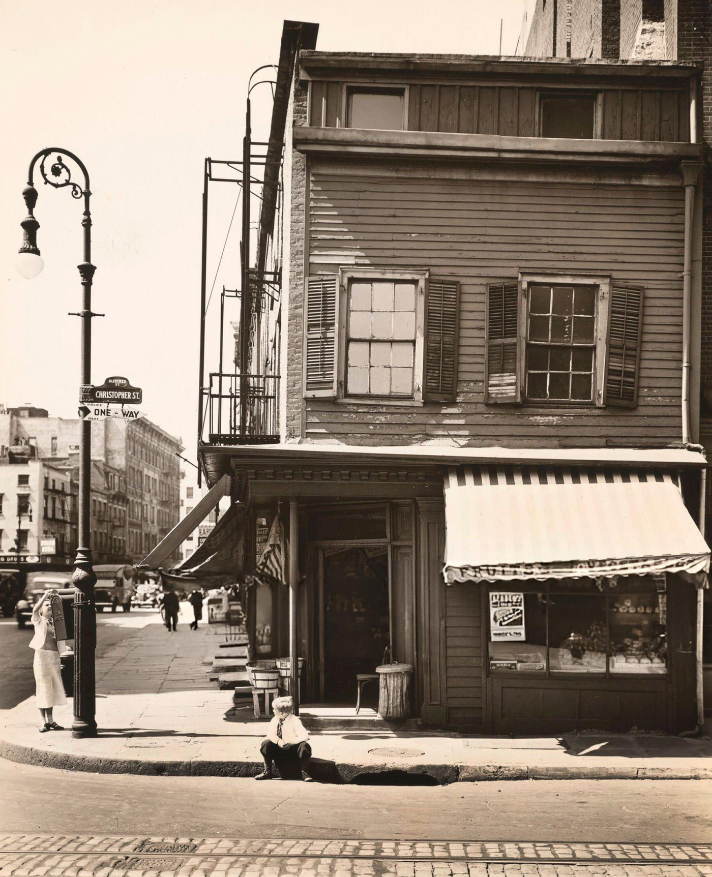 Christopher And Bleeker Streets, 1938.