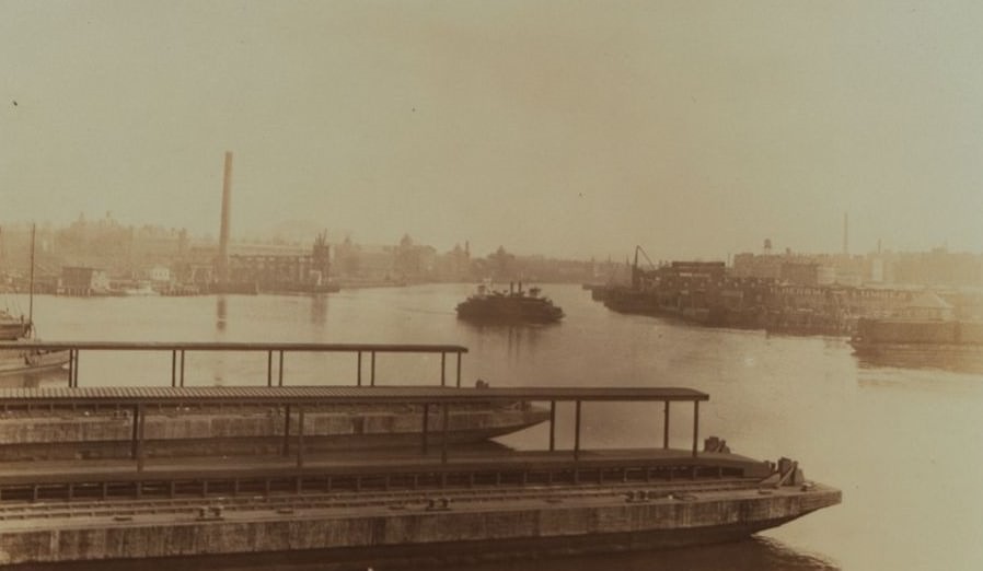 Harlem River, Manhattan: East 127Th Street, 1931.