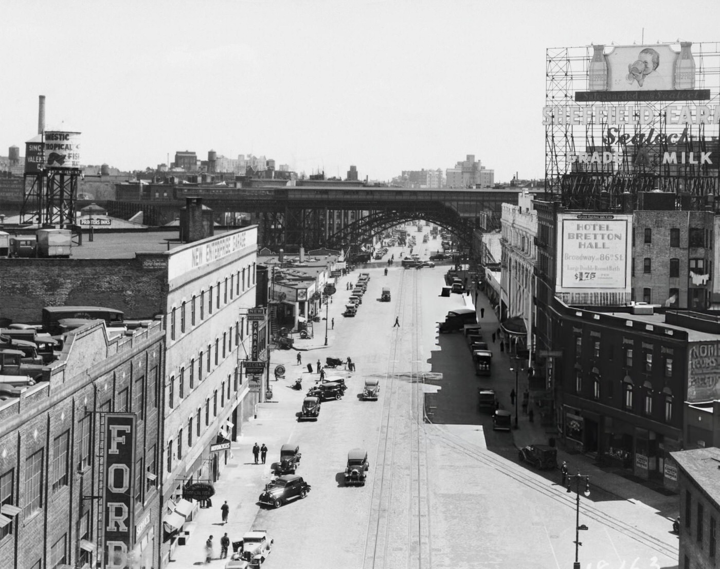 A View Down 125Th Street, Harlem, 1935.