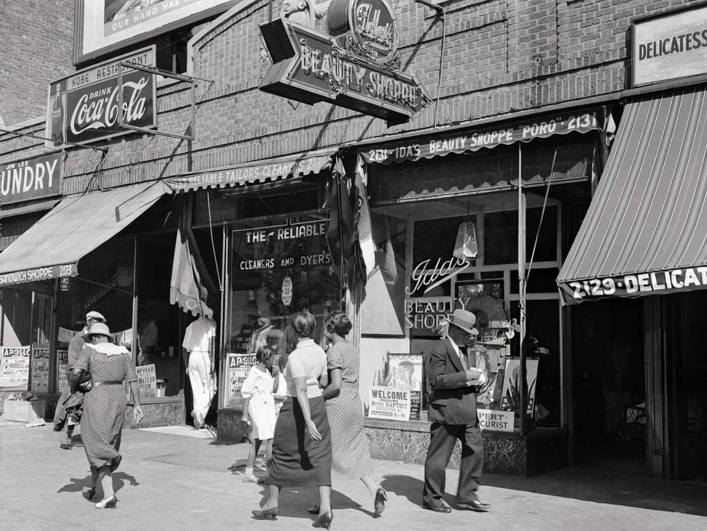 A Beauty Shop In Harlem, The Largest &Amp;Quot;Negro City In The World.&Amp;Quot;