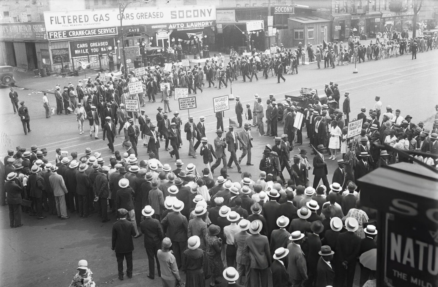 The Annual Parade Of The Universal Negro Improvement Association In Harlem, 1930.