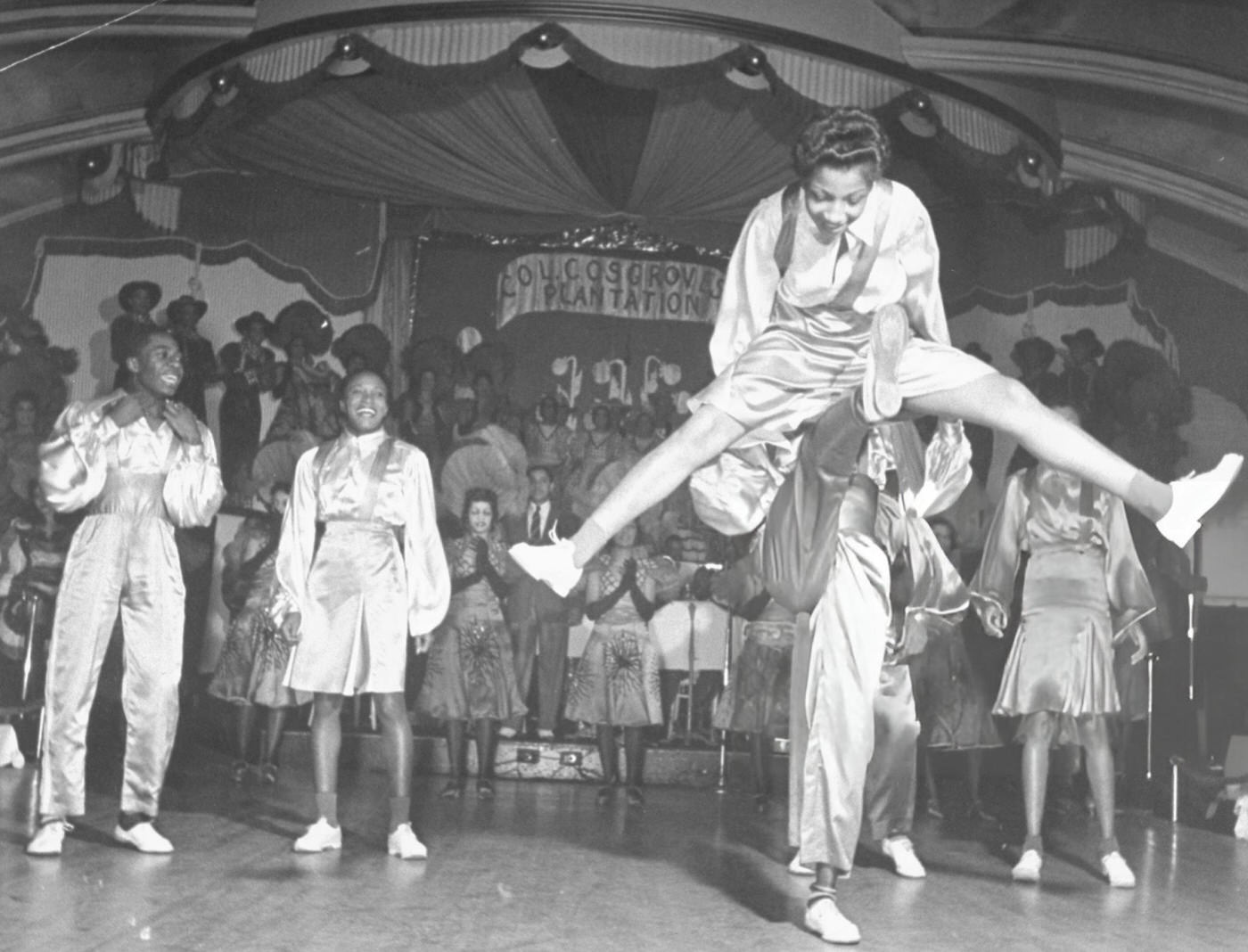 Acrobatic Dancers Performing Onstage At The Cotton Club.