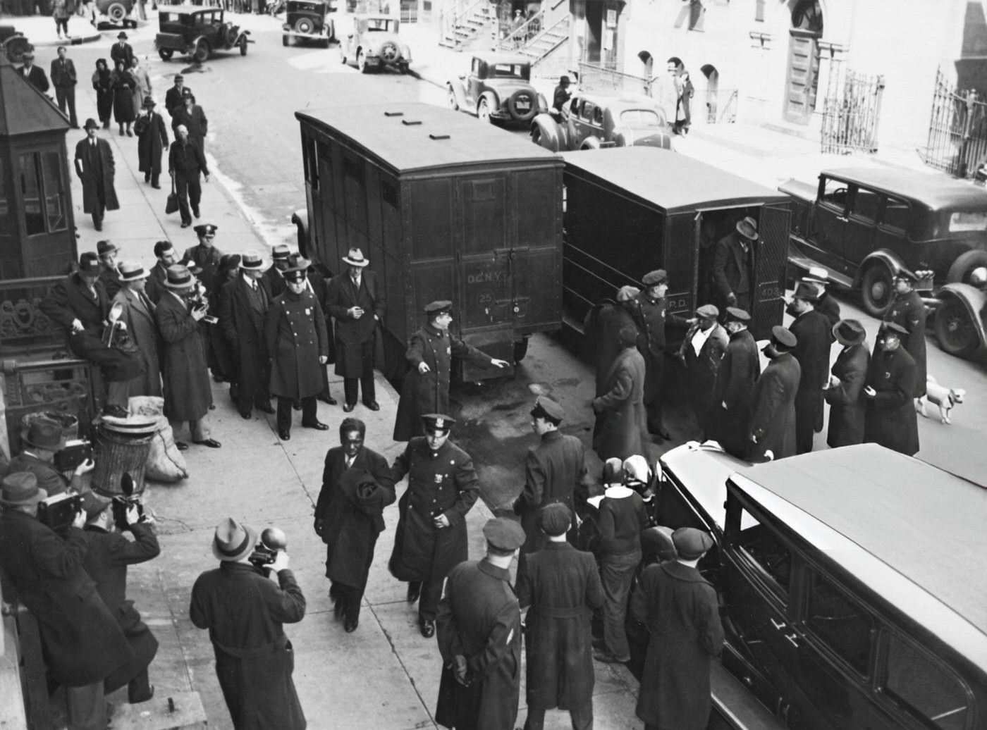 Police Escorting The Arrested To The Courthouse After Rioting In Harlem, 1935.